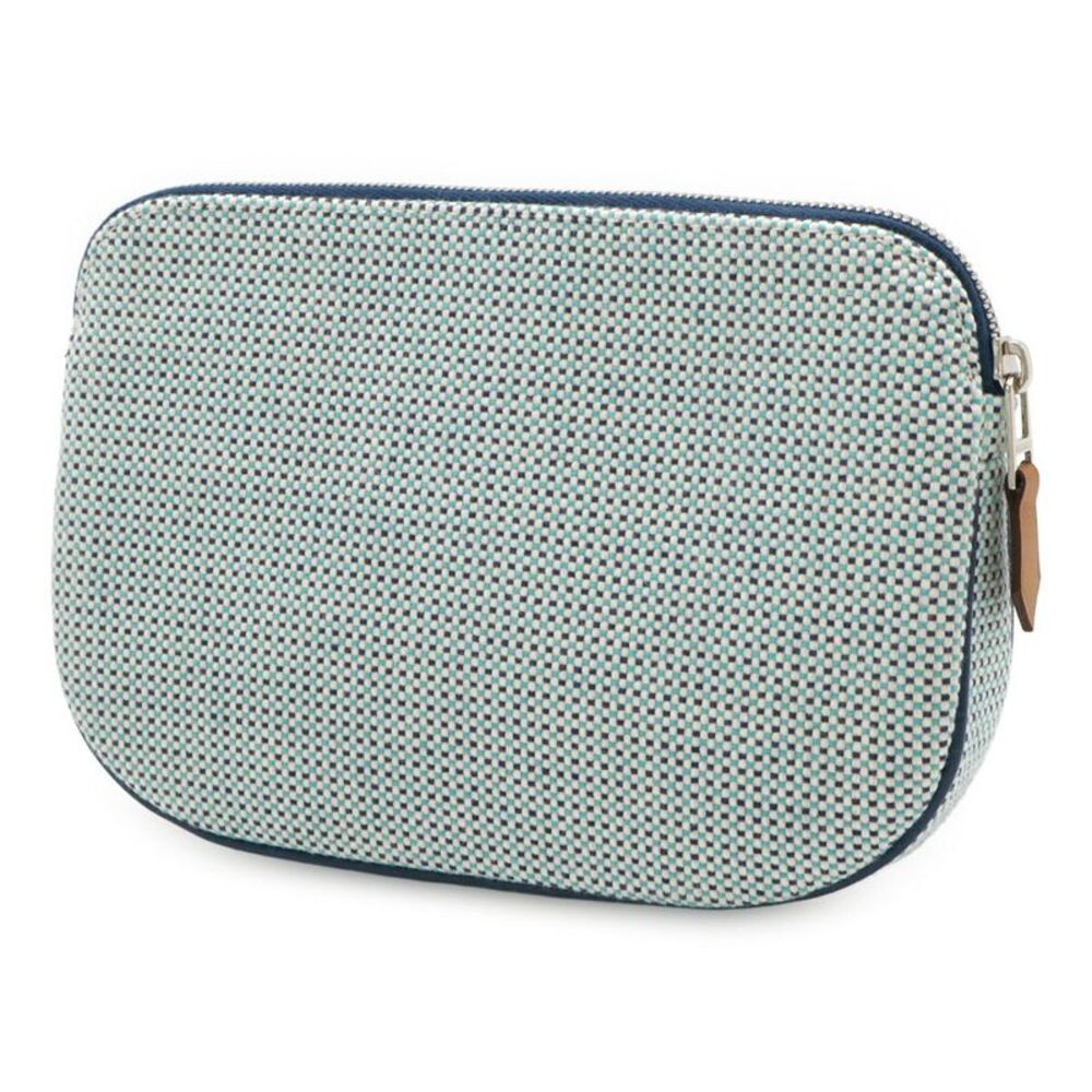 Hermès Escapade Cotton Leather Pouch - Picture 2 of 5